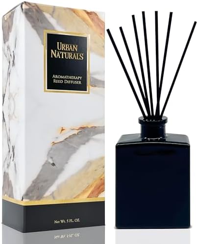 Urban Naturals Reed Diffuser Set, Mahogany Coconut - Bathroom Shelf Décor