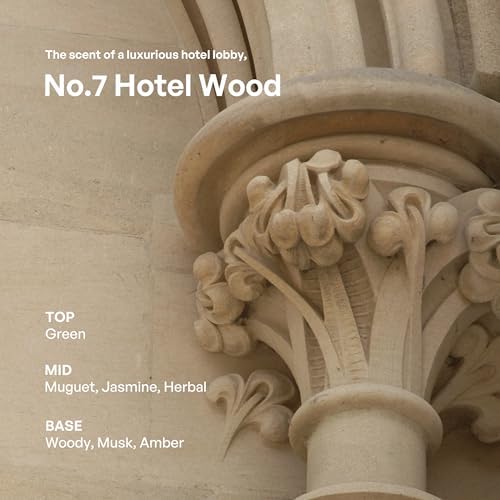 HETRAS Premium Reed Diffuser Hotel Wood 1Pack