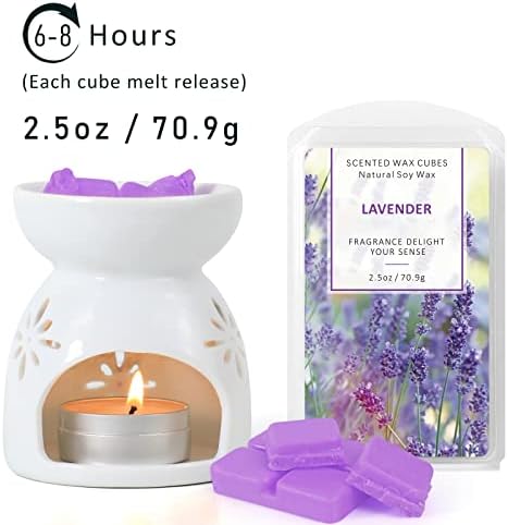 SCENTORINI Wax Melts, Scented Melts Cubes for Wax Warmers, 4 x 2.5 oz