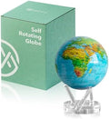 MOVA Self Rotating Globe, Ocean Blue Relief Signature (6")
