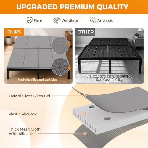 Heavy Duty King Size Bunkie Board 76x80'' King Sagging Mattress Support & Mattress Support Board for King Bed Under Mattress Bed Support Board Compatible with King Size Bed Slats Support