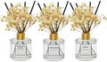 Reed Diffuser Set of 3 Pack,Scented Oil Diffuser with 4 Sticks,Reed Diffusers for Home,Living Room,Bathroom Air Freshener Diffuser,50ml x 3 (Ocean/Eucalyptus & Mint/Lemongrass)