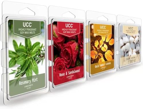 UCC Wax Melts, Soy Wax Cubes Strong Scent Long Lasting