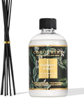 Cocorrína Reed Diffuser Refill Eucalyptus & Moss 10.15oz (300ml) with 8 Sticks - Premium Long-Lasting Floral Essential Oil, Home Fragrance for Bedroom, Bathroom Home Decor