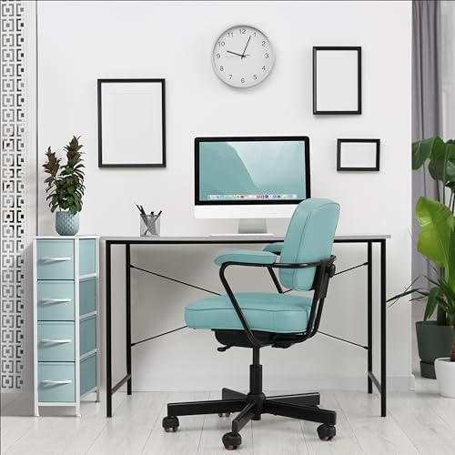 Sorbus 4-Drawer Narrow Dresser for Bedroom (Aqua)