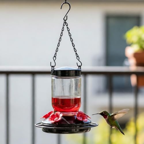 EBOOT 2 Pcs Hanging Chain for Bird Feeders Planters,23.6 Inch,Black