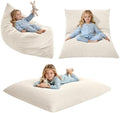 3-in-1 Kids Bean Bag Chair, Convertible Floor Cushion