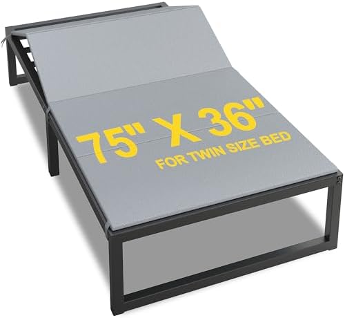 Lutown-Teen Bunkie Board Twin 2 Pack High-Density Polymer, Gray