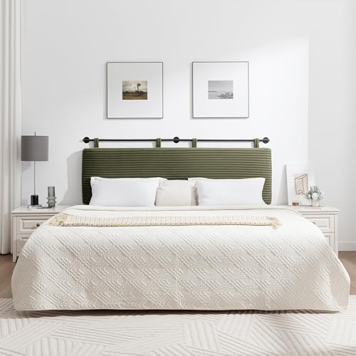 UEV Queen Headboard Only, Wall Mounted Hanging Upholstered Bed Head Board