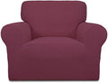 Easy-Going Stretch Chair Slipcover with Arm Washable ASH Rose