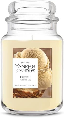 Yankee Candle French Vanilla Scented Candle, 22oz Large Jar