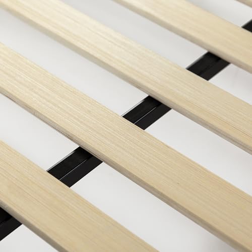 Zinus 1.6 Inch Deepak Easy Assembly Wood Slat Bunkie Board, Full