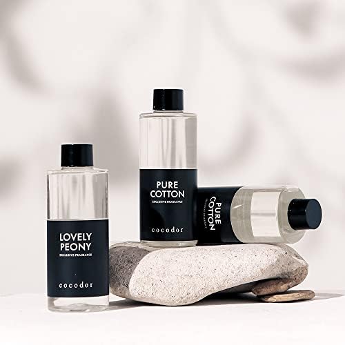 COCODOR Reed Diffuser Oil Refill/Clean Linen /6.7oz(200ml) / 3 Pack/Home Fragrance, Scented Oils, Oils for Reed Diffuser, Bathroom Home Decor