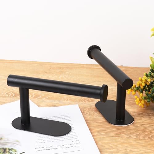 Groleca Adhesive Curtain Holdbacks Curtain Tie Backs,2 Pack, Black