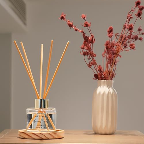 100ml Scent Diffuser with 6 Fiber Sticks, 3.5 oz Reed Diffuser Set