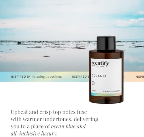 Scentify Oceania Aroma Oil Refill for Diffusers, 470ml / 16 fl oz
