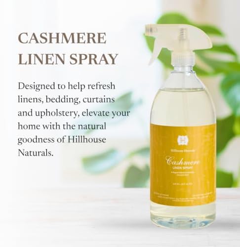 Hillhouse Naturals - Linen Spray - Made in the USA - Cashmere Scent - 1 L