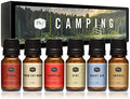 P&J Trading Fragrance Oil Camping Set | Campfire, Smores, Dirt, Fresh Cut Wood, Night Air, and Cedar Candle Scents for Candle Making, Freshie Scent, Soap Making Supplies, Diffuser Oil Scents
