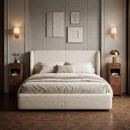 8 Inch Narrow Nightstand, 3 Drawers & Shelf, 1 Pack