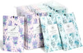 MYARO 20Pcs Lavender Linen Scented Sachets, Closet Deodorizer Car Freshener