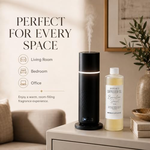 Diffuser Oil, Brazilian Waves Scent, Luxury Waterless Diffuser Oil Refill