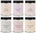 PELN Scented Candles Gift Set, 6 Pack Soy Candles for Home, 7 oz Each