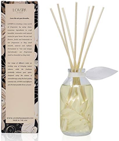 Reed Diffuser Set - Coconut & Eucalyptus Scented Diffuser with Sticks