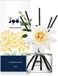 396 st. Dahlia Flower Reed Diffuser, White Musk, 200ml(6.7oz) / Reed Diffuser Sets, Home Fragrance, Scented Oils, Home & Bathroom Décor