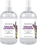 SMELLS BEGONE Air Freshener Home & Linen Spray - 16 oz, Pack of 2 - Odor Eliminator - Made with Essential Oils (Lavender)