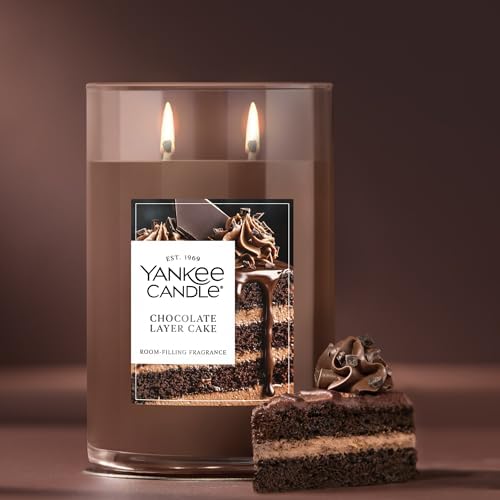Yankee Candle Chocolate Layer Cake Scented Candle, 20oz Large Tumbler