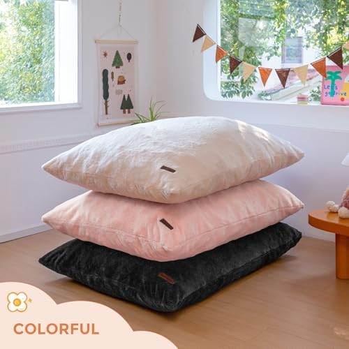 MAXYOYO 3 in 1 Kids Bean Bag Chair, Comfy Floor Sofa with Removed Cover