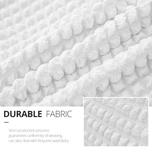 NICEEC Loveseat Covers Washable Love Seat Couch Covers Slipcover with Skirt