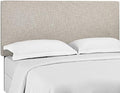 Modway Claire Linen Fabric Upholstered King and California King Headboard in Beige