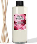 Urban Naturals Reed Diffuser Oil Refill Red Roses with White Peony, Cashmere Wood 8 oz + Free Reed Sticks, Made in the USA