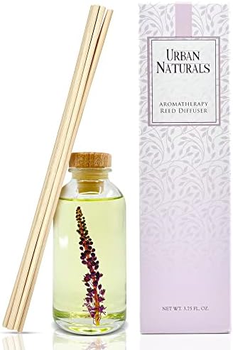 Urban Naturals Reed Diffuser Set, Lilac Blossoms - Bathroom Shelf Décor
