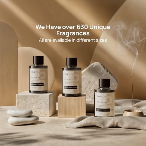 VINEVIDA [32 Fl Oz] Scent NO. 1202 Fragrance Oil for Cold Air Diffusers, Aromatic Notes of Mint, Nutmeg, Rose Oxide & Patchouli Essential Oils for Diffuser Oil Refill & Air Freshener Room Spray