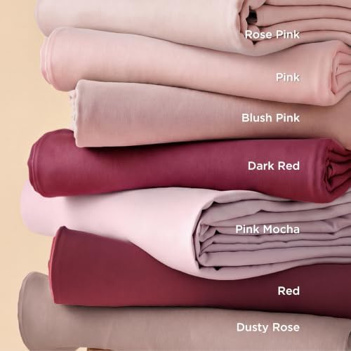Bedsure Duvet Cover Queen Size, 1Pc Soft Double Brushed Bedding, Blush Pink