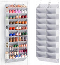 20-30 Pairs Over the Door Shoe Organizer with Side Mesh Pockets