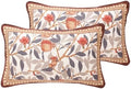 patdrea Designer French Vintage Throw Pillow Cover,12"x20",Set of 2
