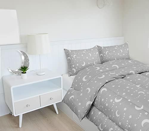 Utopia Bedding 3 Pc Kids Twin Comforter Set, Moon Star