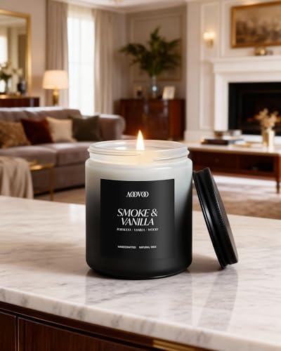 AOOVOO Scented Candles Set - 6 Pack Men Candles for Home Scented