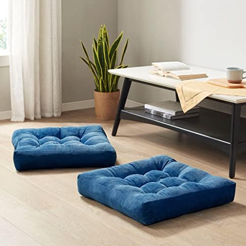 Floor Pillows Set of 6, Large Meditation Cushion for Adults, 22 Inch Square