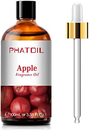 PHATOIL Apple Fragrance Oil for Diffuser Aromatherapy 3.38FL.OZ