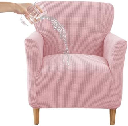 CRFATOP Accent Chair Cover, Stretch Armchair Slipcover for Living Room,B01