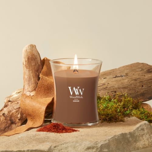 WoodWick Humidor Scented Candle, Crackling Wick, 9.7oz