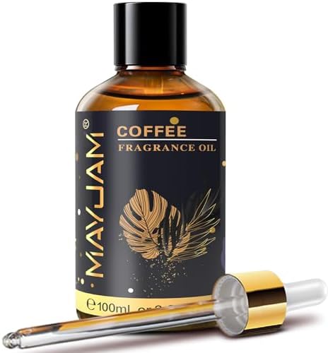 MAYJAM Coffee Fragrance Oil Essential Oils for Diffusers, 100ML/3.38FL.OZ