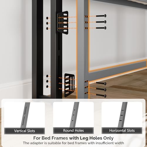VINGLI Twin or Twin XL Size Headboard, Adjustable Upholstered Headboard with 2 Tier Shelves and Pegboard with Charging Stations and LED Lights, Modern Bed Headboard with Storage for Bedroom Decor