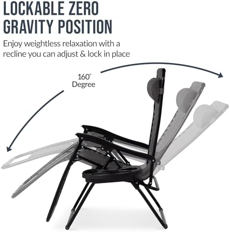 Best Choice Products Set of 2 Extra Wide Zero Gravity Chair Recliner