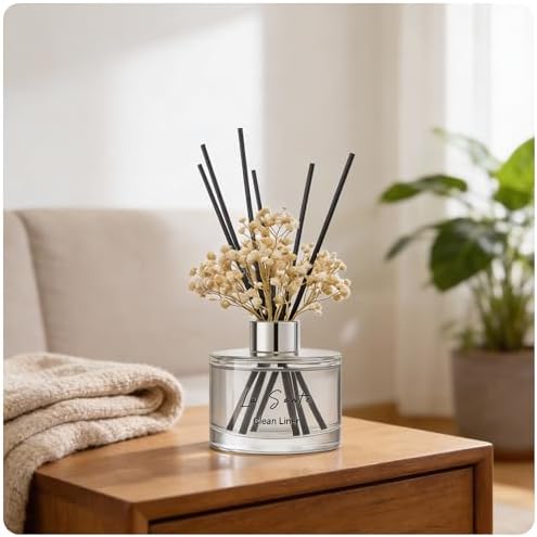 Reed Diffuser Set, Clean Linen, 6.7fl oz / 200 ml