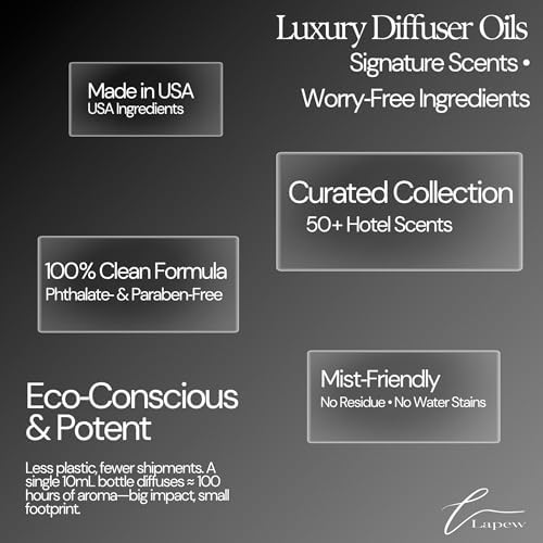 Lapew Goddess Waterless Diffuser Oil | Fragrance Oil for Nebulizer & Cold Air Diffusers | Scented Home Oil | 0.34 fl oz